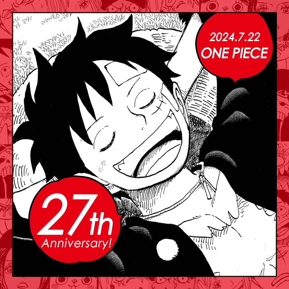 2024.7.22 ── 
27th ONE PIECE Anniversary🏴‍☠️

#ONEPIECE
#ONEPIECEの日