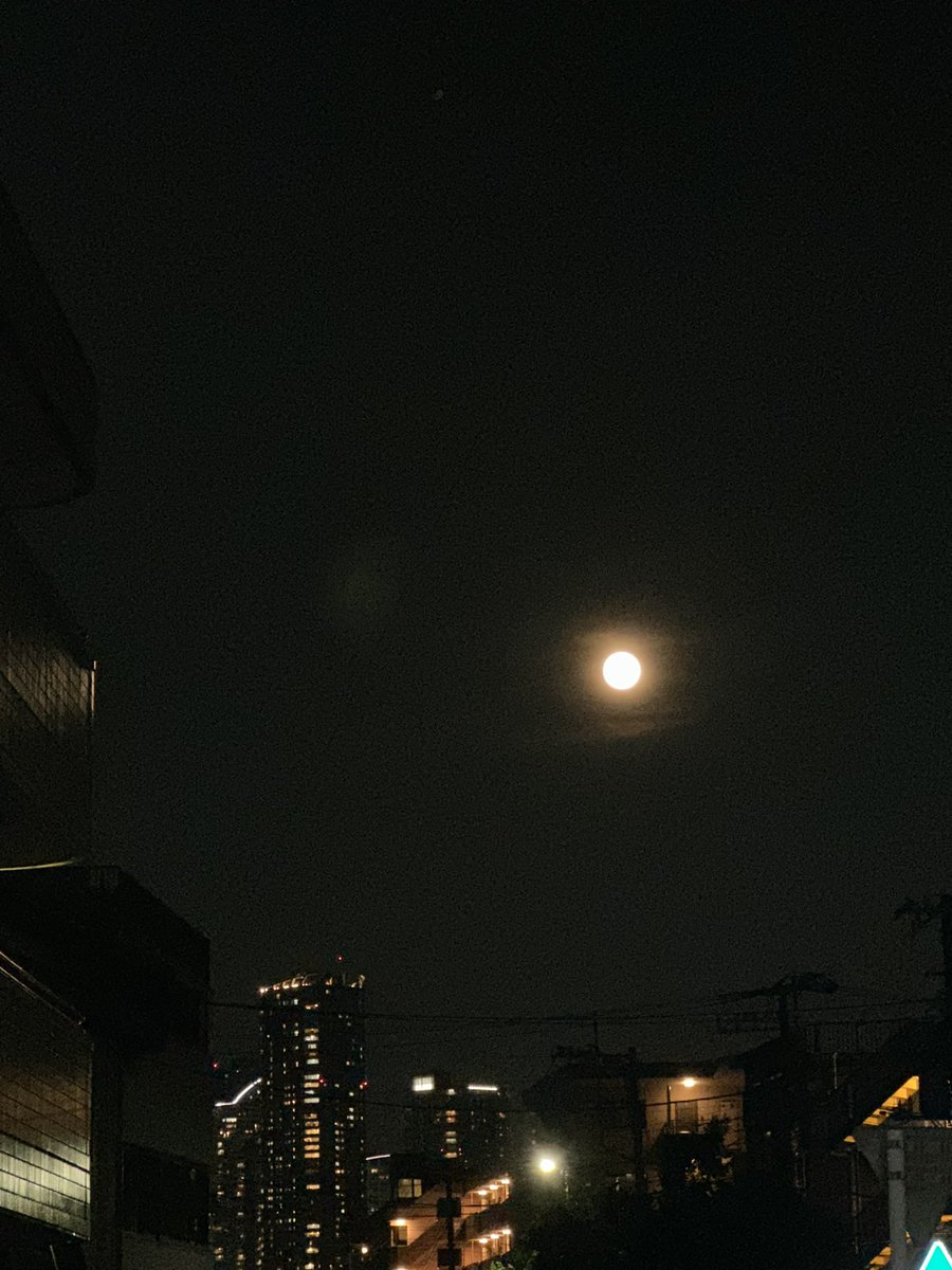 私の地元は田舎で意識しなくても星だったり月だったり緑が目に入るんだけど
都会は街の明かりや忙しさにばかり気を取られてしまってついつい自然に触れるのを忘れちゃいます。
今日の月は都会の光に負けない輝いてる月でした。
大切な事気付かせてくれてありがとう🌒
#役者志望 #満月