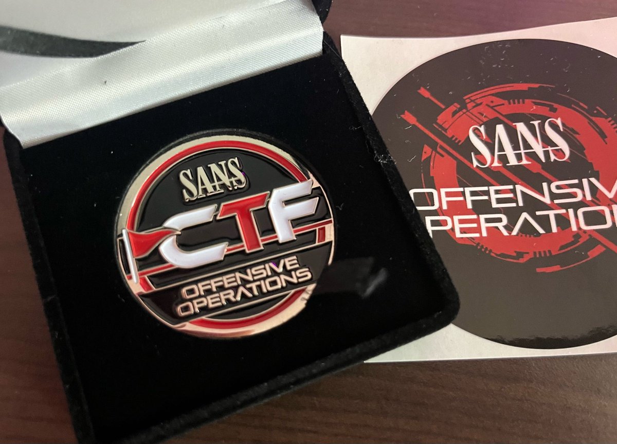 Congratulations to our SANS Offensive Ops CTF!

Looking forward to more CTF events sans.org/mlp/offensive-…