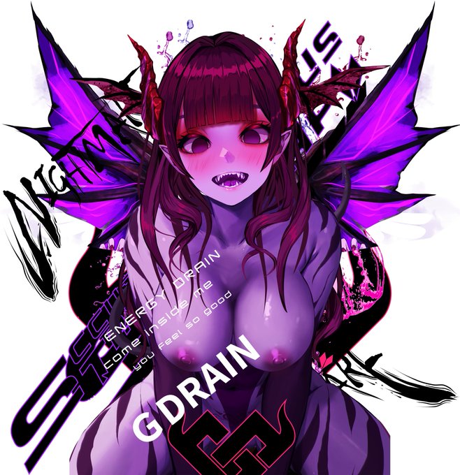 【限定販売】サキュバス様クリアファイル | G DRAIN https://t.co/62brYrJ8OZ #booth_pm 
