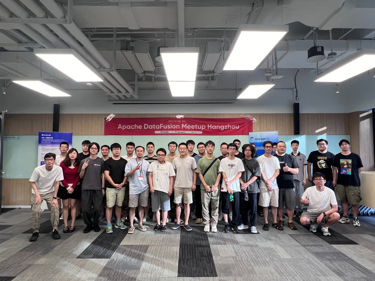 Jiacai Liu (@liujiacai) on Twitter photo I can't imagine so many people come the first <a href="/ApacheDataFusio/">ApacheDataFusion</a> meetup in Hangzhou, people are interested in how to leverage DataFusion to speedup their system.
This is my slides, hope it helps!
slides.liujiacai.net/datafusion-in-… I can't imagine so many people come the first <a href="/ApacheDataFusio/">ApacheDataFusion</a> meetup in Hangzhou, people are interested in how to leverage DataFusion to speedup their system.
This is my slides, hope it helps!
slides.liujiacai.net/datafusion-in-…