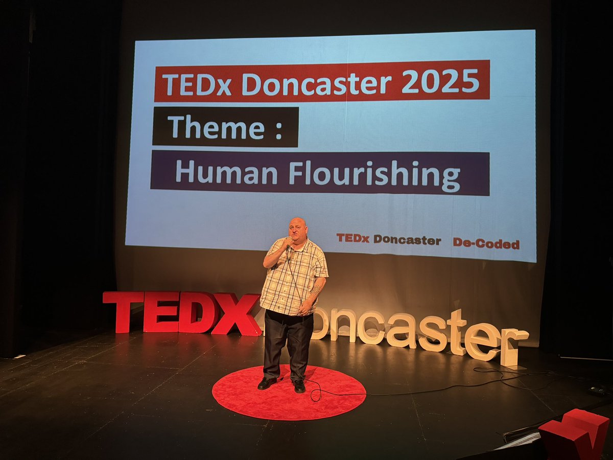 I Had A Minute On Stage Today With Other Citizens Pitching For A Place One The Doncaster TedX Next Year.

"Don't Wait For Change To Happen, Make It Happen"

Human Florishing 

<a href="/simonjduffy/">Simon J Duffy</a> <a href="/citizen_network/">Citizen Network</a> <a href="/DoncasterDamian/">Damian Allen</a> <a href="/pfgdoncaster/">People Focused Group</a>