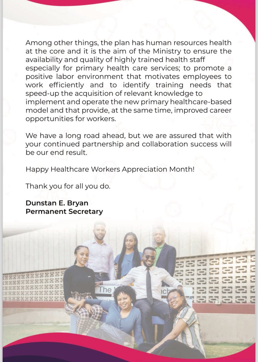 themohwgovjm's tweet image. “We dedicate July annually to pause, honour and highlight the sacrifice and contribution each healthcare worker makes in going above and beyond the call of duty” - @natsnud_73 PS Bryan