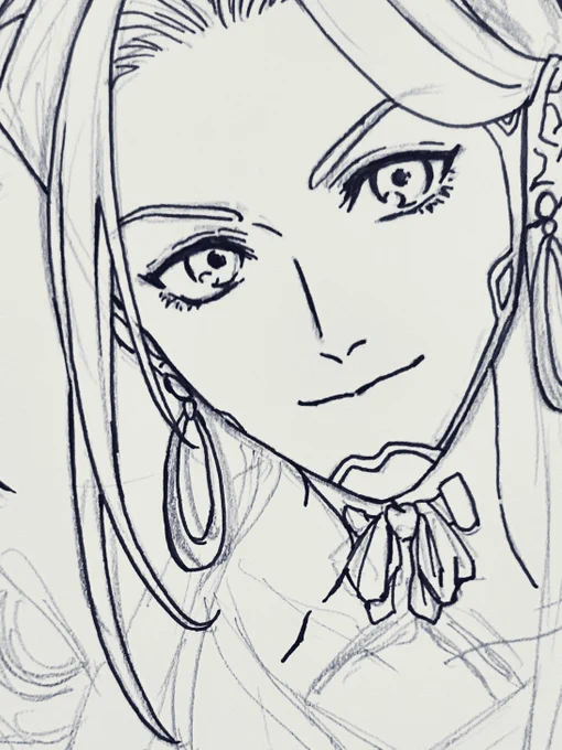 軽い気持ちで描き出して微妙に後悔している 
