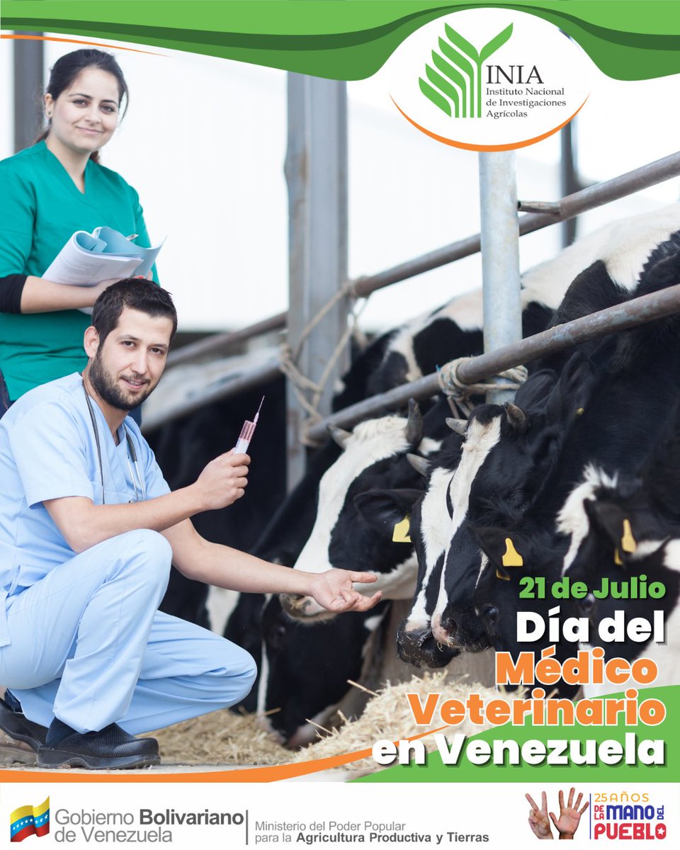 IniaAragua's tweet photo. En el marco del Día del Médico Veterinario en Venezuela, rendimos un merecido homenaje a los profesionales del Instituto Nacional de Investigaciones Agrícolas (INIA) por su invaluable contribución al ámbito de la salud animal.

 #DíaDelMédicoVeterinario https://t.co/5shJUI8IxX