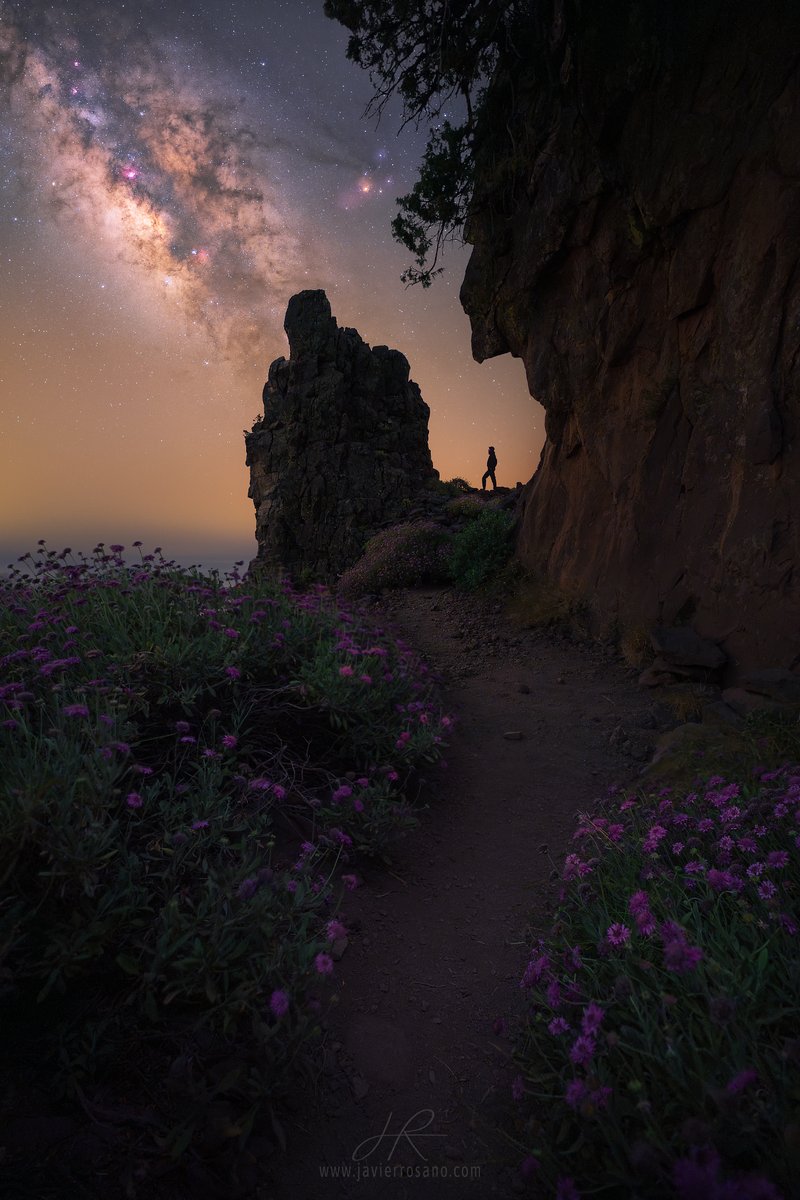 Pocos paisajes hay más espectaculares que la Caldera de Taburiente, en La Palma.
Si a eso le añadimos ese cielo tan espectacular, se convierte en una experiencia difícilmente mejorable.
Y entre unas cosas y otras, se ha convertido en una de mis fotografías favoritas.
#cielosESA