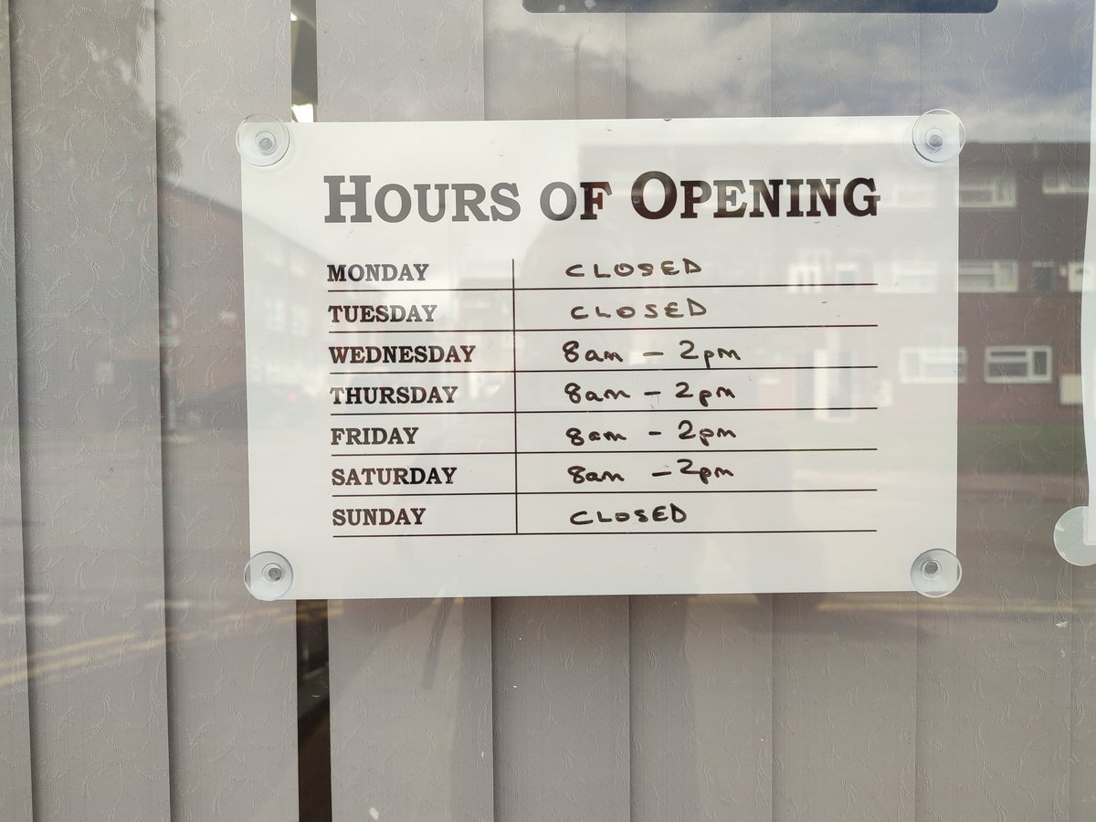andymhamilton's tweet image. Oatcakes shop.
Closed on a Sunday??
Unheard of.