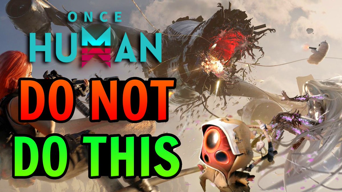MrInvinn's tweet image. Today I have shared with you all the Top 10 Mistakes Holding You Back in Once Human. These top tips and tricks will keep you on the right path and stop you wasting any time!

Watch it here: youtu.be/VwPYi_lP9g4

#OnceHuman #OnceHumanGame