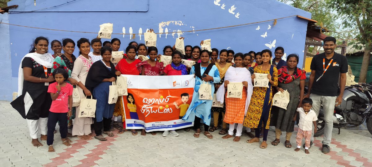 As part of <a href="/SanFirstIndia/">Sanitation First India</a>'s commitment to reach the unreached through our Happy Periods programme, we have partnered with NRT dept GoTN, to carry out MHH training in the Srilankan Rehabilitation camps where this week we were in Tuticorin Dt. thanks to <a href="/TheCycleINGO/">The Cycle (INGO)</a>