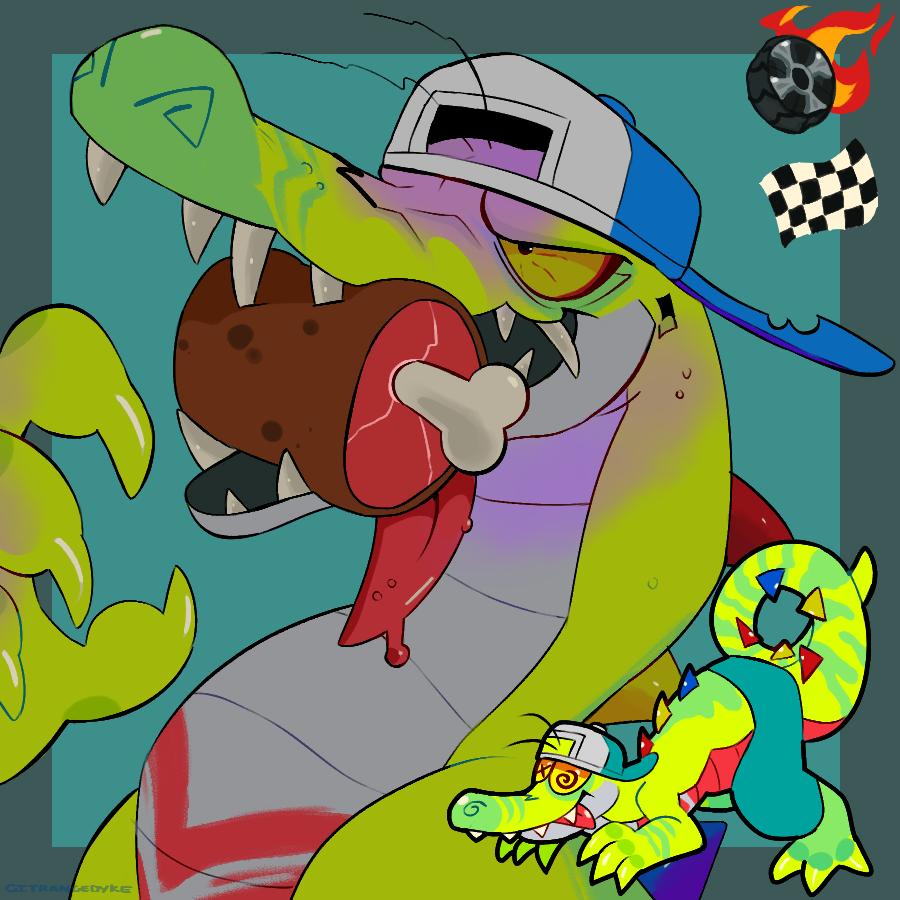 citrangedyke's tweet image. twentieth art fight attack 🐊🏎️⛽️🚧🏁

for @KROK0DYLE