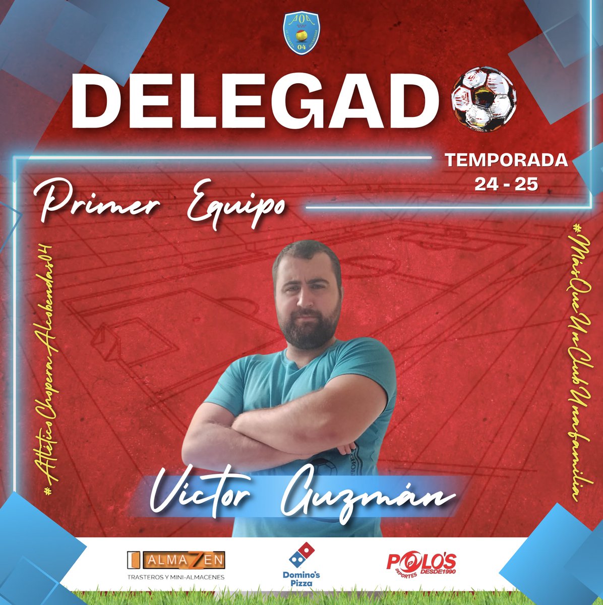 alcobendas04's tweet photo. 👦🏻 PRIMER EQUIPO | 

👤 ANALISTA: David
👤 ENTRENADOR PORTEROS: Dani Bermejo
👤 FISIO: Ruben Rojas
👤 DELEGADO: Victor Guzmán

#MásQueUnClubUnaFamilia https://t.co/Q1Bkkmxh1Q