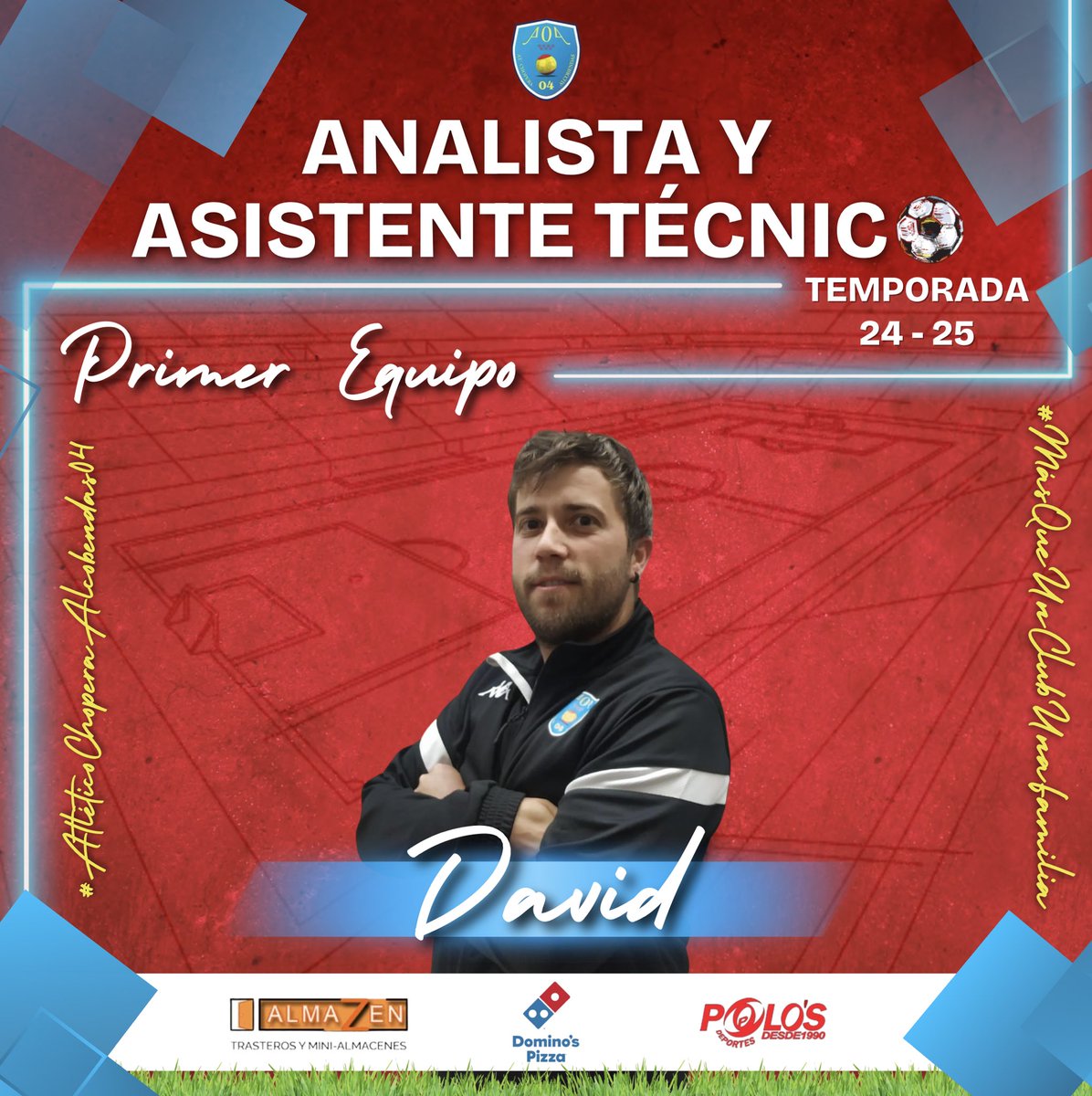 alcobendas04's tweet photo. 👦🏻 PRIMER EQUIPO | 

👤 ANALISTA: David
👤 ENTRENADOR PORTEROS: Dani Bermejo
👤 FISIO: Ruben Rojas
👤 DELEGADO: Victor Guzmán

#MásQueUnClubUnaFamilia https://t.co/Q1Bkkmxh1Q