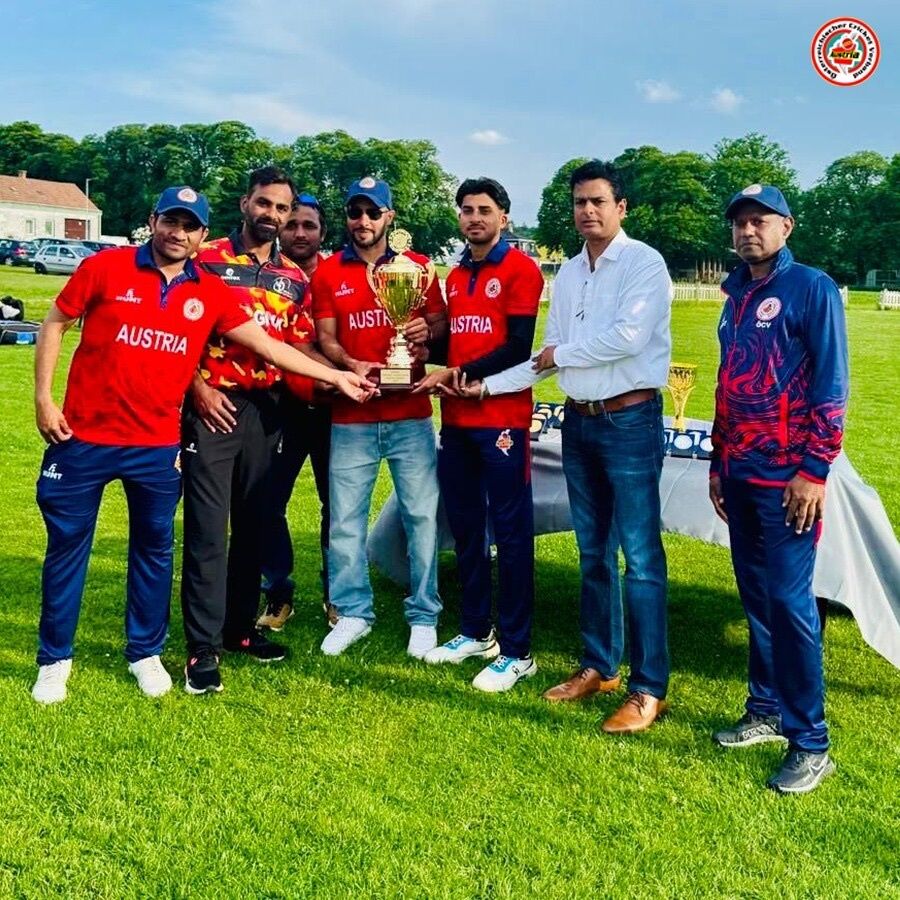 Cricket_ACA's tweet photo. Austria Hosted Belgium for a Thrilling T20 Cricket Series

From May 25-26, 2024, Austria hosted Belgium in a thrilling T20 series. Belgium won the 1st and 3rd matches via DLS and rain-affected games, while Austria took the 2nd and 4th matches, with Imran Asif's century sealing th https://t.co/Cm1Yr9OXJJ