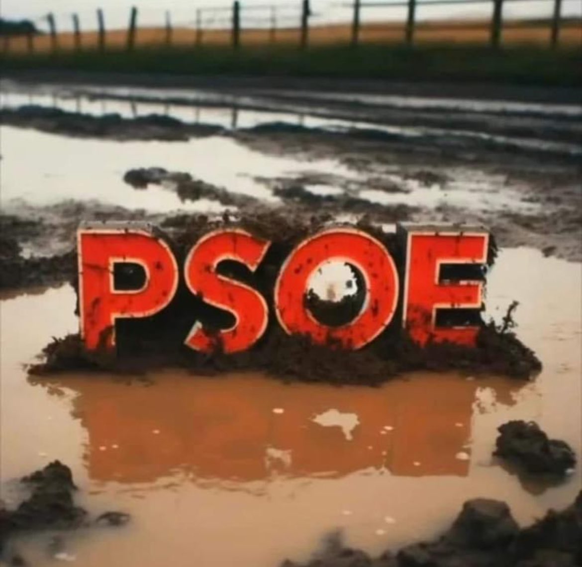 OlgaPatriaVOX's tweet photo. El PSOE siempre flotando en la mierda. https://t.co/tHXnK2LMs2
