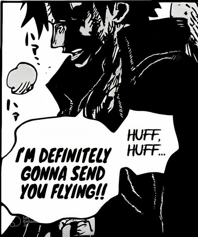Luffy in a black cloak was his best drip. A real aura.