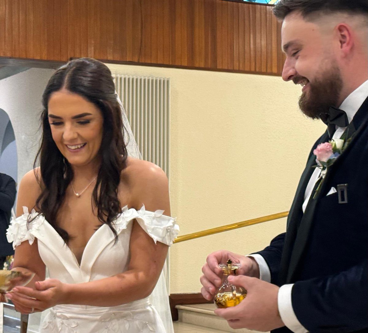 BalmoralHealth's tweet photo. On behalf of everyone at #TeamBalmoral, we would like to say a massive congratulations to our carer Francine and her husband Conor! 🤵‍♂️👰‍♀️You both looked absolutely amazing yesterday and the day was incredible!💍We wish you a lifetime of happiness together!💙

#teambalmoral https://t.co/YzXhKCAnlo