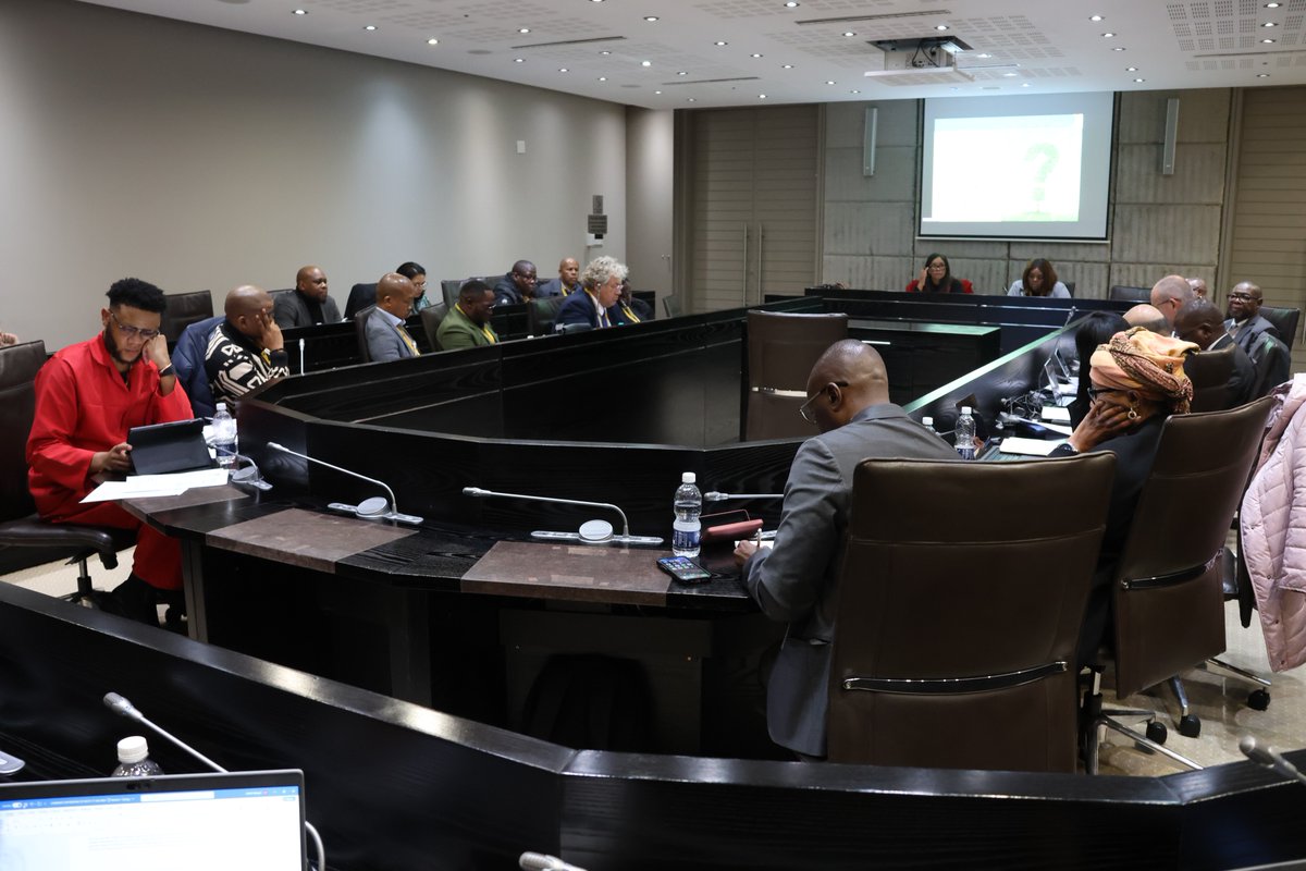 dstigovza's tweet photo. DDG: Socio-Economic Innovation Partnerships, Dr. Mmboneni Muofhe and DDG: Institutional Planning and Support, Ms Gugulethu Zwane addressed members of the Portfolio Committee on Science, Technology and Innovation ahead of #BudgetVote35 on 23 July 2024 at 10:00 #DSI #Itspossible https://t.co/wSmx7pbAB4