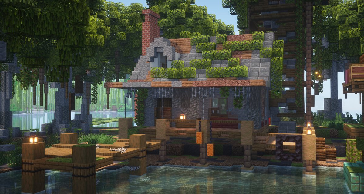 PaleoTechMC's tweet photo. Our latest "Simple Starter" is now out! The "Bayou Abode"
Download now: https://t.co/AaVZWkW9T2 https://t.co/oTlsEnRrkN
