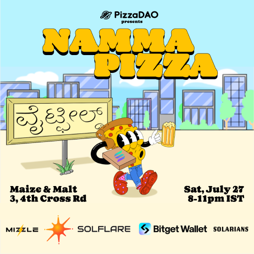 🍕🍺🥳
Namaskara, Bengaluru! See you on Saturday?