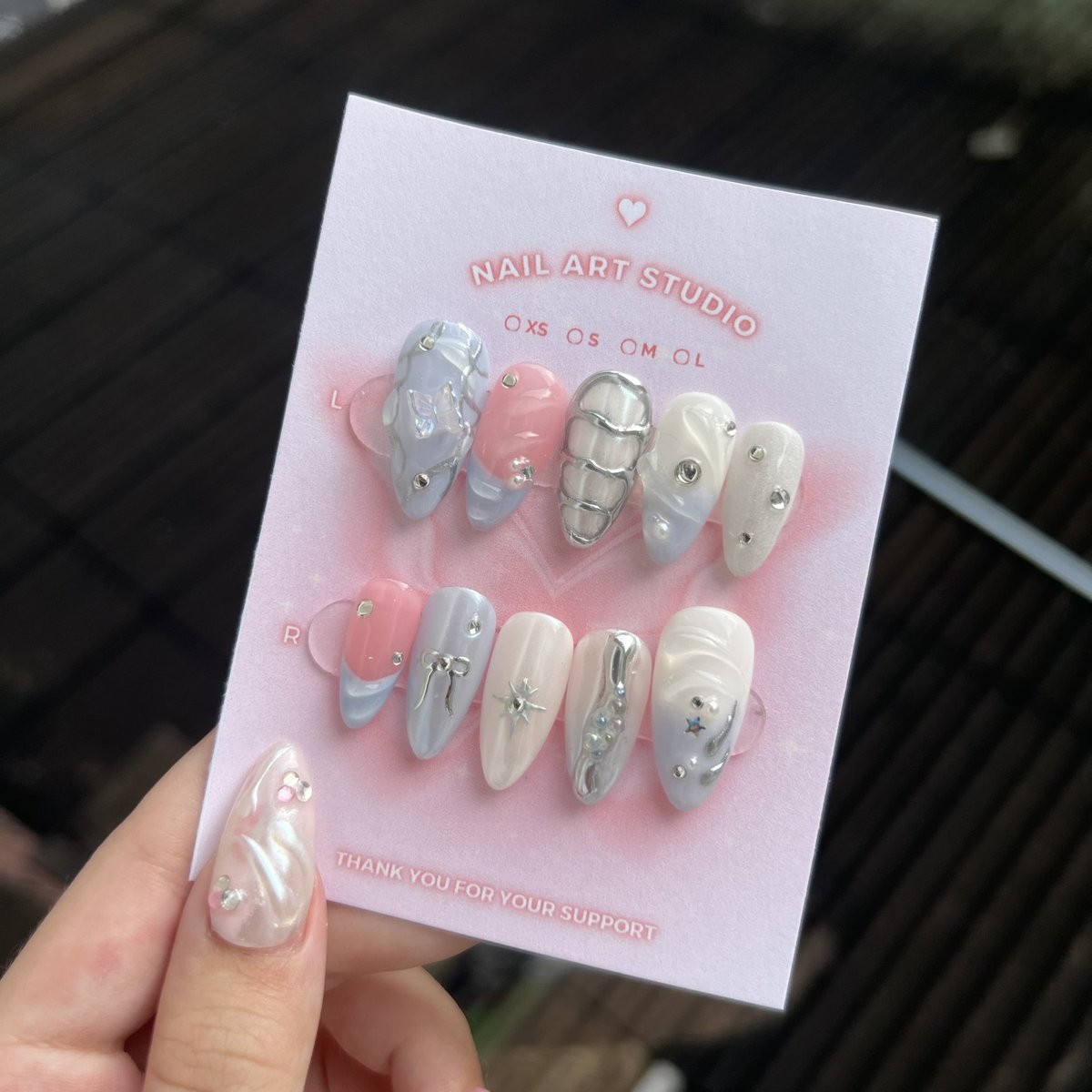 ctk4331's tweet photo. ราคา: 99.- 💘💘
ไซส์: M

💅🏻ทุกชุดแถม🧚🏻‍♀️
•กาวน้ำ 
•กาวซิลิโคน 
•ตะไบจิ๋ว
•ไม้ดันหนัง 
•แอลกอฮอเช็ดเล็บ

🍅สามารถ เปลี่ยนไซส์ได้นะคะ 

📮ค่าส่ง 25.

#เล็บเจลสําเร็จรูป #เล็บปลอม #เล็บเจลปลอม #เล็บปลอมสําเร็จรูป #ส่งต่อ https://t.co/sqtN28xUyl