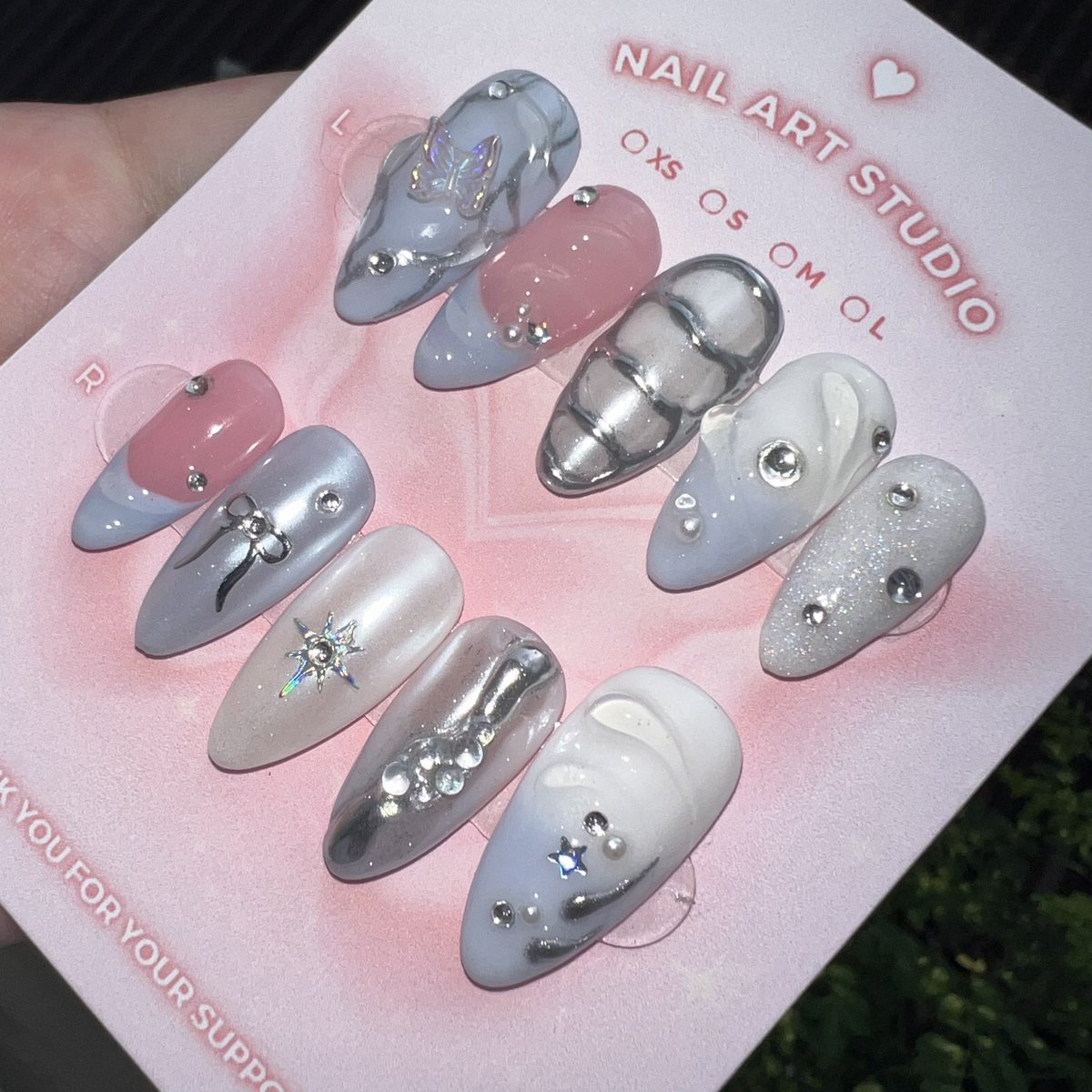 ctk4331's tweet photo. ราคา: 99.- 💘💘
ไซส์: M

💅🏻ทุกชุดแถม🧚🏻‍♀️
•กาวน้ำ 
•กาวซิลิโคน 
•ตะไบจิ๋ว
•ไม้ดันหนัง 
•แอลกอฮอเช็ดเล็บ

🍅สามารถ เปลี่ยนไซส์ได้นะคะ 

📮ค่าส่ง 25.

#เล็บเจลสําเร็จรูป #เล็บปลอม #เล็บเจลปลอม #เล็บปลอมสําเร็จรูป #ส่งต่อ https://t.co/sqtN28xUyl
