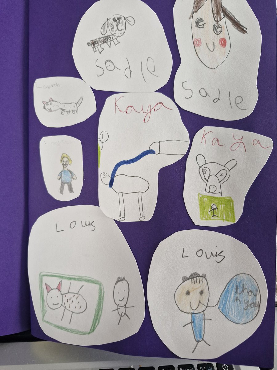 PetsAsTherapyUK's tweet image. #PATDog Enzo is a #Read2Dogs hero. As term ended at @CrooksbarnPri he received lovely cards made by the pupils he helped throughout the year💛🐾
We're not crying we just have something in our eyes🥹
petsastherapy.org/information/in…
#PetsAsTherapy #R2D #DogsInSchools #EDu #Education