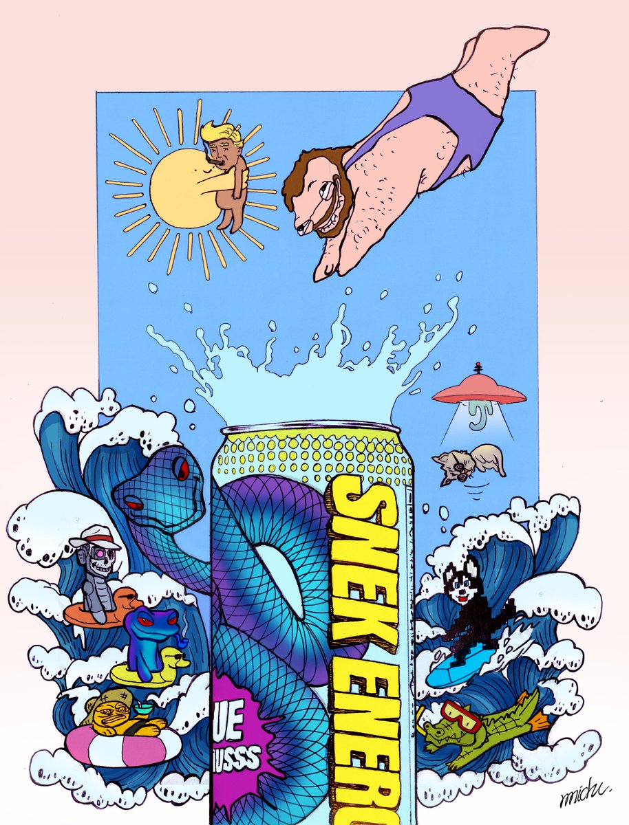 My Art Contest for <a href="/sharlhuskens/">Sharl</a> 
Hand Drawing &amp; Coloring on what projects that I hold. #cardanosummer ☀️

We are Cardano, We are Family and Friends💙
Let's vibe Cardanosummer!🌴
<a href="/HouseOfTitans_/">Titans</a> 
<a href="/snek/">Snek 🐍</a> <a href="/SnekkiesNFT/">Snekkies 🐍⛏💰</a> 
@FREN_ADA 
@AlleyKatzCNFT 
<a href="/hoskytoken/">HOSKY</a> 
<a href="/CryptoCrocsClub/">Crocs Club</a> 
$Trump