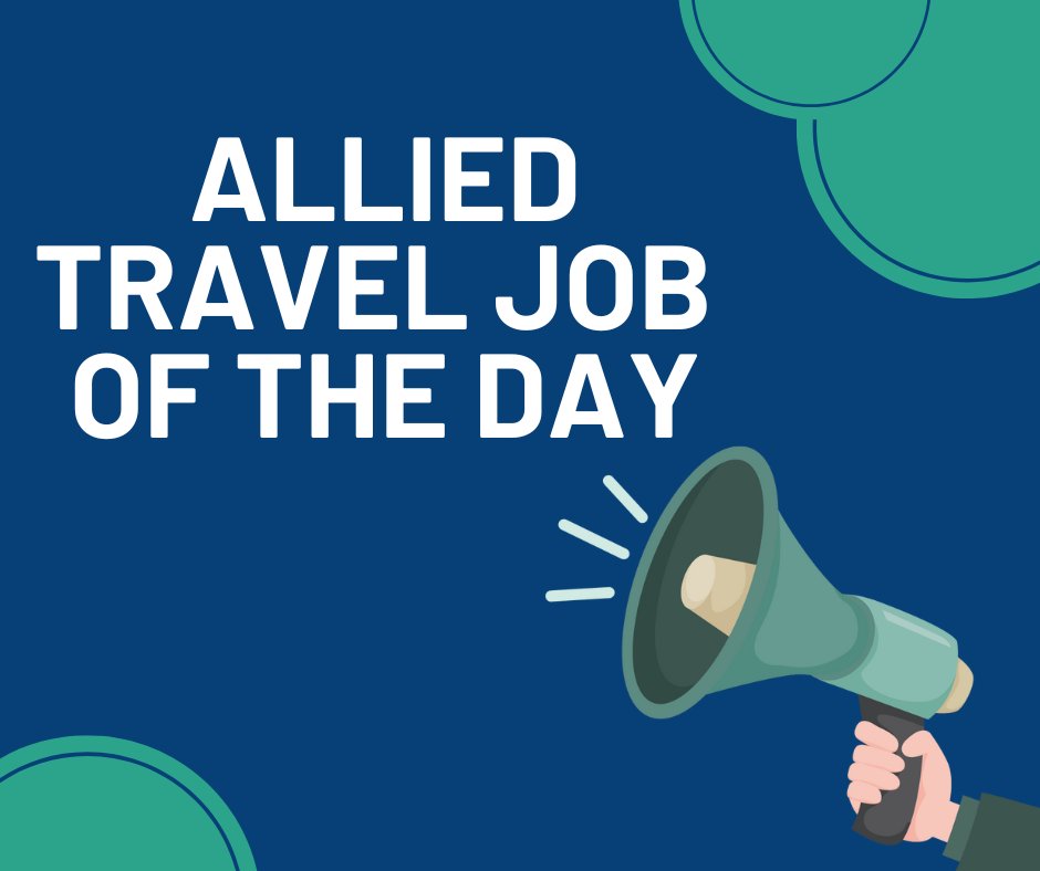 AlliedTravelWeb's tweet image. Cath Lab Tech Travel Job
Kearney, NE
est $3042/wk
Available through our travel partner
Get info: bit.ly/3XCFREK
#TravelCathLabTech #CathLabTechTravelJobs #CathLabTechTravelJob #TravelCathLabTechJobs