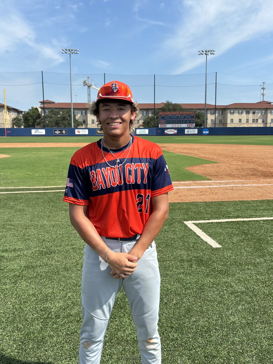 Five Tool South Texas (@fivetoolstx) on Twitter photo F: Bayou City Prospects Navy 9, TPU/Trosky Southwest 2024 4 PoG: <a href="/BraydenMineo/">Brayden Mineo</a> 1-2, 3 RBI F: Bayou City Prospects Navy 9, TPU/Trosky Southwest 2024 4 PoG: <a href="/BraydenMineo/">Brayden Mineo</a> 1-2, 3 RBI