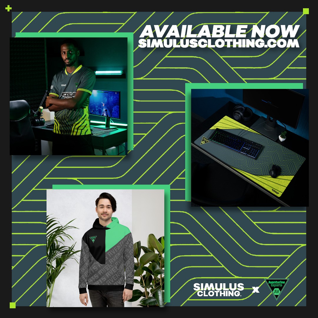 SimulusClothing's tweet image. 🟢STORE LAUNCH🟢

@AVEsportsTeam joins our growing list of partners with a brand new store!

check out the fantastic designs available exclusively at simulusclothing.com!