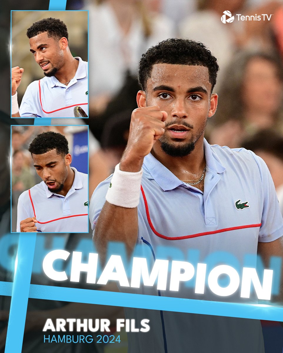 Fils FLIPS the Script 🔥

20 yr old Arthur Fils defeats hometown hero and defending champion Zverev in an EPIC 3 hr 33 mins battle 6-3 3-6 7-6 to secure his biggest career title!

#HamburgOpen