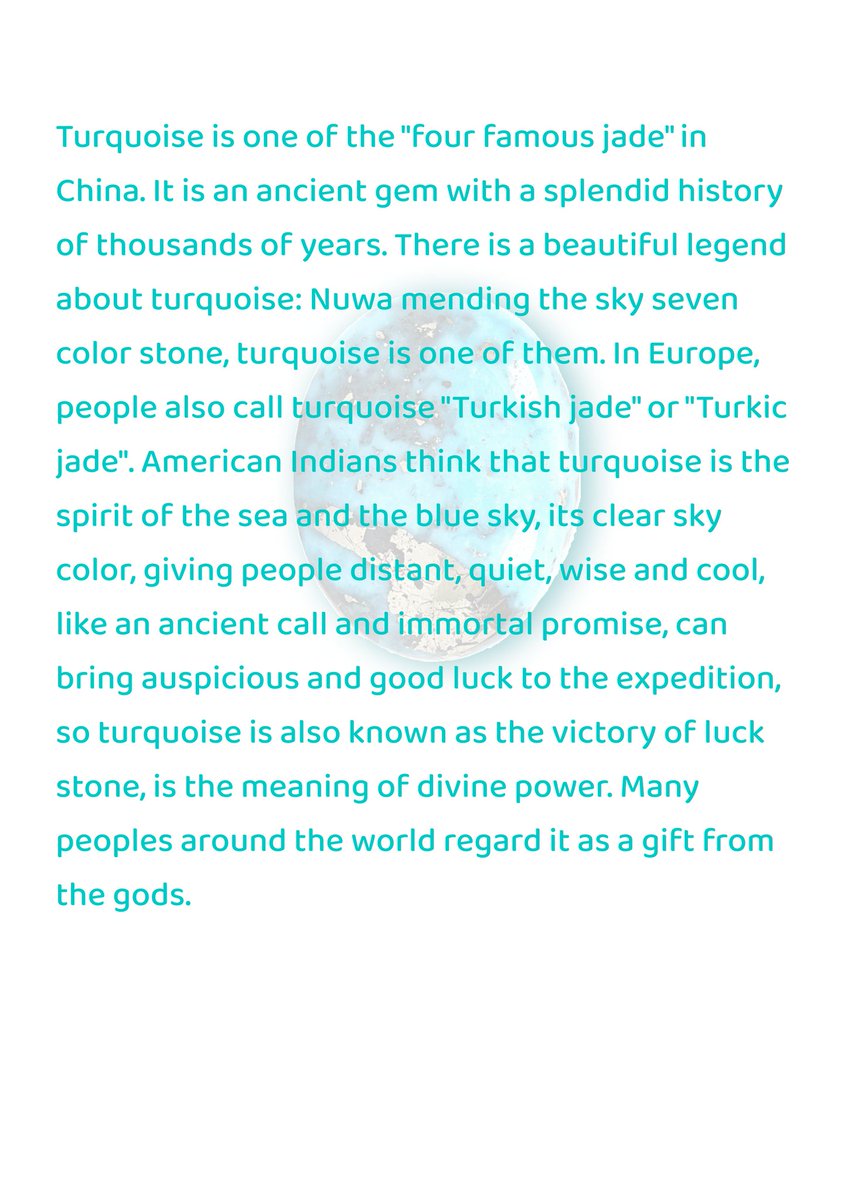 When you feel that everything is not going well, such as work, family, friends and other aspects become a little bad, or you feel a little unlucky, you can wear turquoise to help you improve your luck.
#crystals #Story #luckstone #healingstone