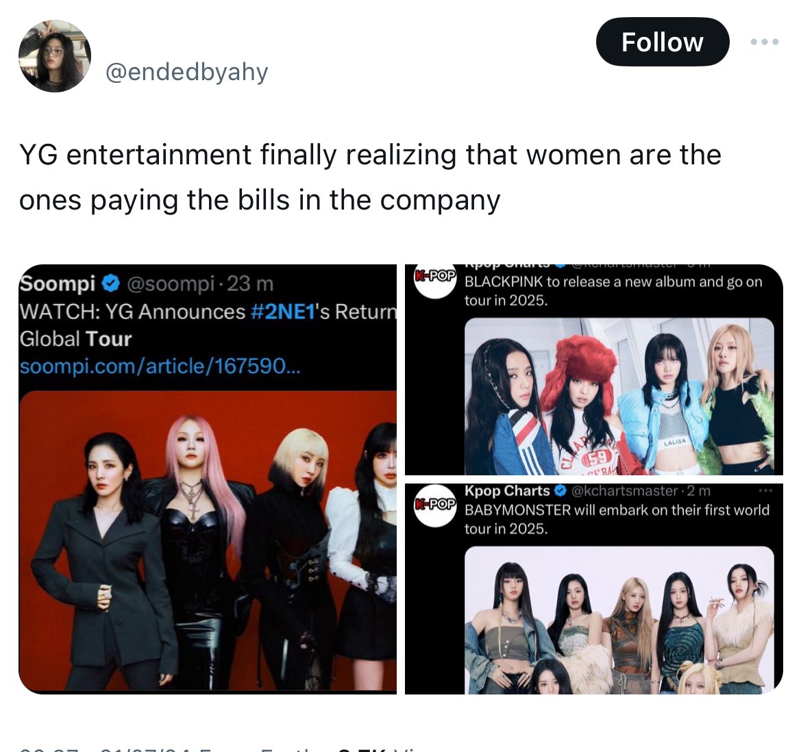 dunlicates's tweet photo. TERUS TREASURE SELAMA INI PONTANG PANTING FANMEETING, JUALAN MERCH, TOUR, COLLAB, AMBASSADOR, DAN SOLD OUT
MEREKA NGAPAIN?????? ISENG AJA KARNA GABUT???
THEY ARE SINGER THO!!!! https://t.co/uAu8IVngp8