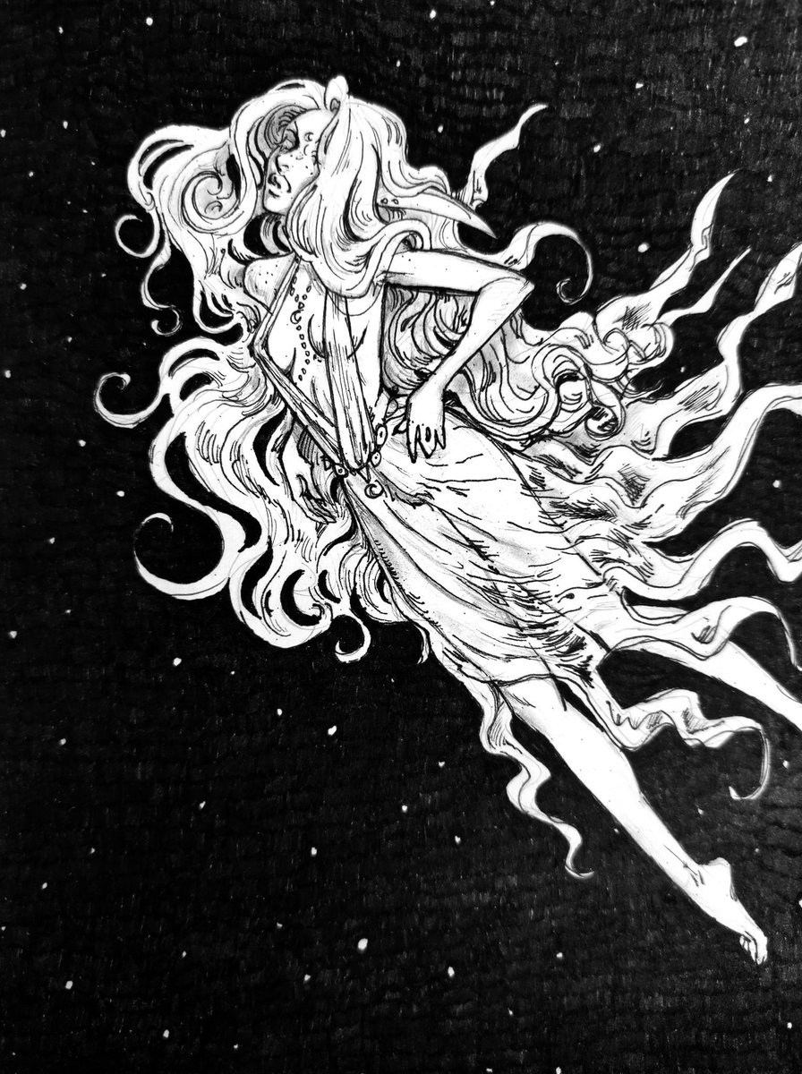 ~ her name is venandi 

#art