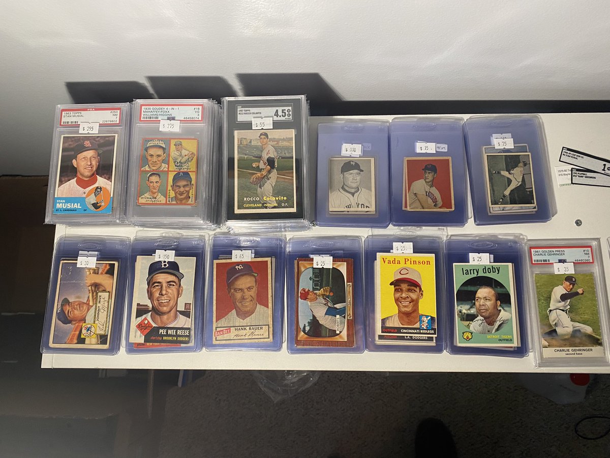 SUNDAY VINTAGE SALE

Graded and Ungraded

Posting closer pics with prices attached to this post

RTs appreciated 👊👊