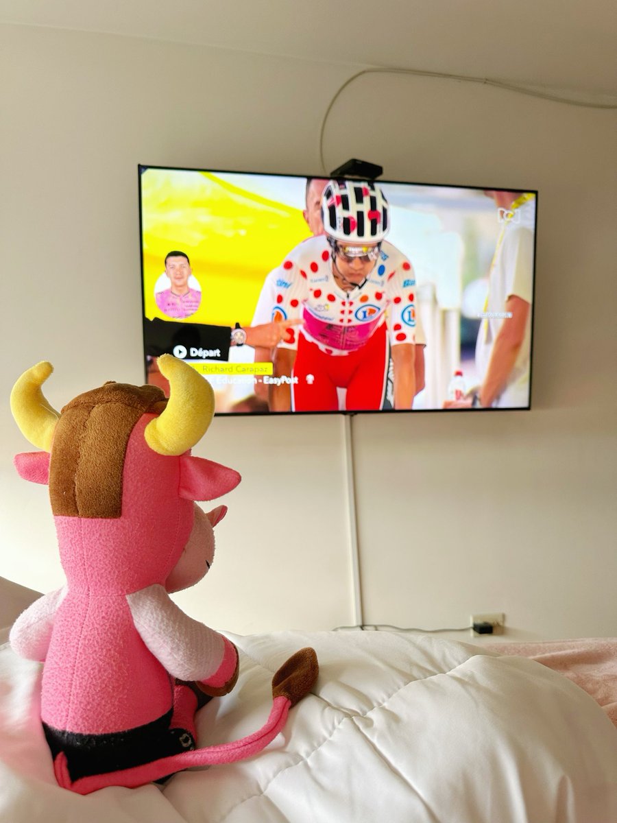 yulypmoreno's tweet photo. viendo el tour Mario,Moni y charri reconocen a mi amigo? El me enseña de bicicletas 😂 #eltourxrcn @mario_sabato https://t.co/VFE67y9ka6
