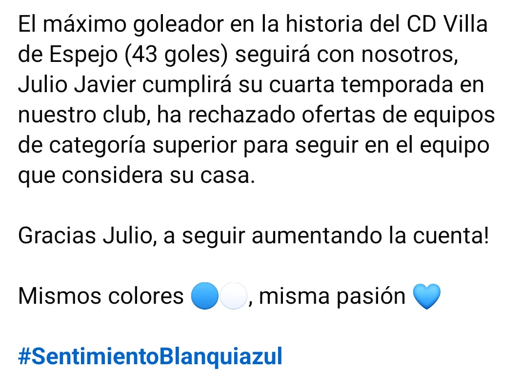 CDVilladeEspej1's tweet photo. ➡️ Renovación https://t.co/y8DVOZ4NT5