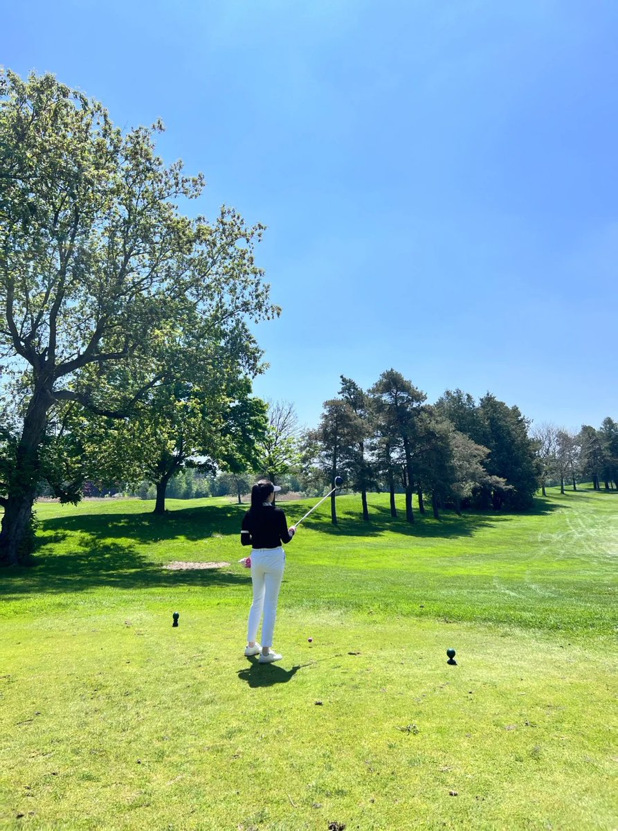 first8673's tweet image. "Hitting the links and loving every minute of it 🏌️‍♂️😄"