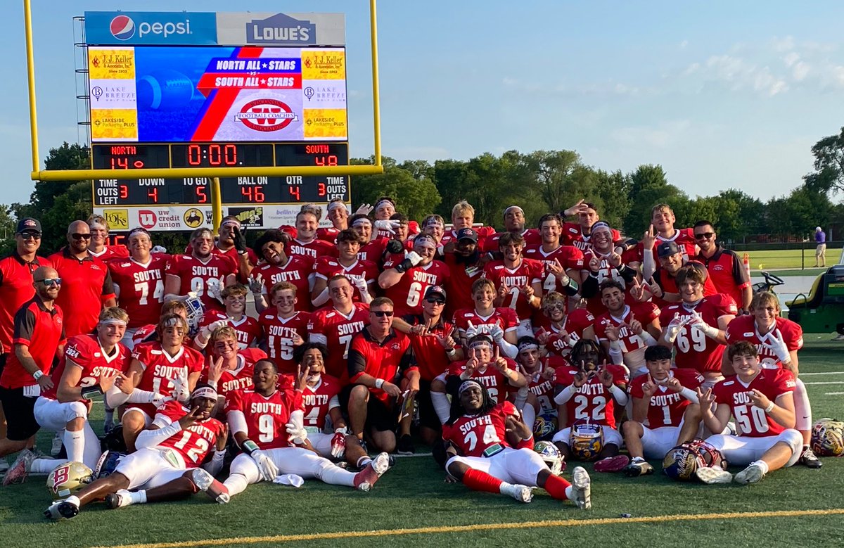 tommy_noennig15's tweet image. 48-14 win for the South! Grateful for the incredible players and coaches who made this week unforgettable. Thank you to @CoachKrauseMHS and @HHSCoachGumm for this opportunity. This group was so special!