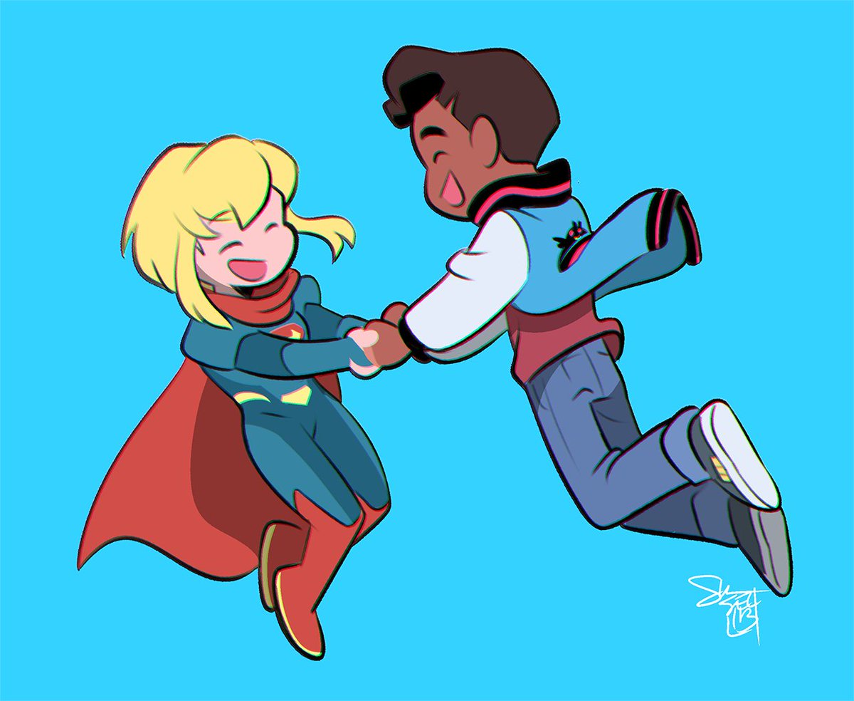 These crazy kids have the power of love and anime on their side XD (Slight spoilers for the excellent #MyAdventuresWithSuperman finale!)