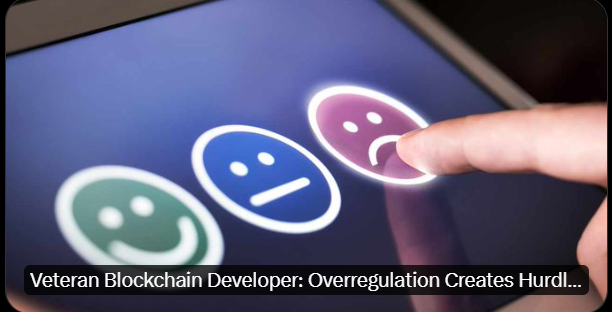 Chiquit793's tweet image. Veteran #Blockchain Developer: #Overregulation Creates Hurdles for #Crypto Firms, Diminishing Overall User Experience