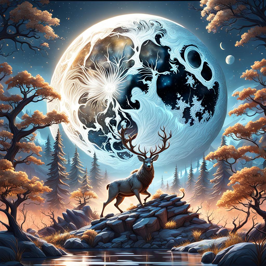 vagobond's tweet photo. Happy Full Moon Baoists! 

Today is what is called in North America - the Buck Moon.  It doesn't have anything to do with money (bucks) instead it has to do with the time when male deer begin to grow back the antlers they have shed.

 The antlers are the fastest growing organic on any animal - growing as much as 1/4" a day - all in preparation for the fall rut when males will compete (lock horns) with one another to determine which does will choose them. 

So, in a way, we could say that this moon represents the onset of 'big dick' male energy. From now until the late Autumn, expect a lot of that sort of thing - but remember, in winter, the antlers fall off having served their purpose.  

As always, in Baoism it is recommended that you enjoy the full moon, take time off of work, and make sure to get outside so that you can see it in the night sky. 

Be Happy. @baoism_org