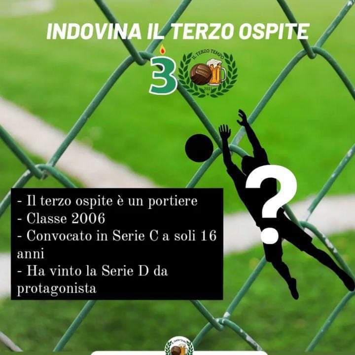 ⁉️𝐈𝐧𝐝𝐨𝐯𝐢𝐧𝐚 𝐢𝐥 𝐭𝐞𝐫𝐳𝐨 𝐨𝐬𝐩𝐢𝐭𝐞🎂

#SerieD #SerieC #portiere #calcio #Il3Tempo