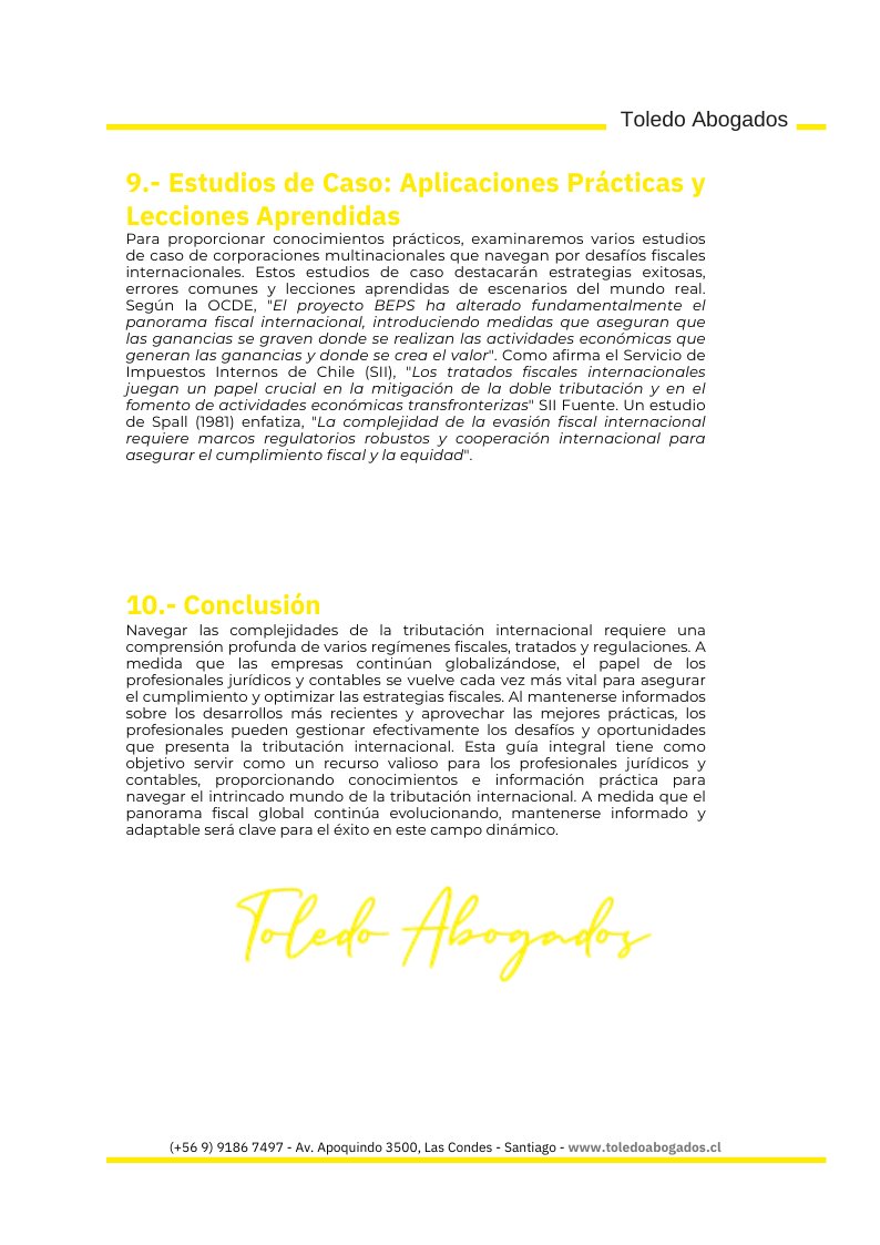 𝗡𝗲𝘄𝘀𝗹𝗲𝘁𝘁𝗲𝗿 𝗗𝗘𝗥𝗘𝗖𝗛𝗢 𝐓𝐑𝐈𝐁𝐔𝐓𝐀𝐑𝐈𝐎 𝐈𝐍𝐓𝐄𝐑𝐍𝐀𝐂𝐈𝐎𝐍𝐀𝐋 | Les comparto la guía integral para equipar a los profesionales con el conocimiento necesario para navegar las complejidades de la tributación internacional. 𝐭𝐨𝐥𝐞𝐝𝐨𝐚𝐛𝐨𝐠𝐚𝐝𝐨𝐬.𝐜𝐥