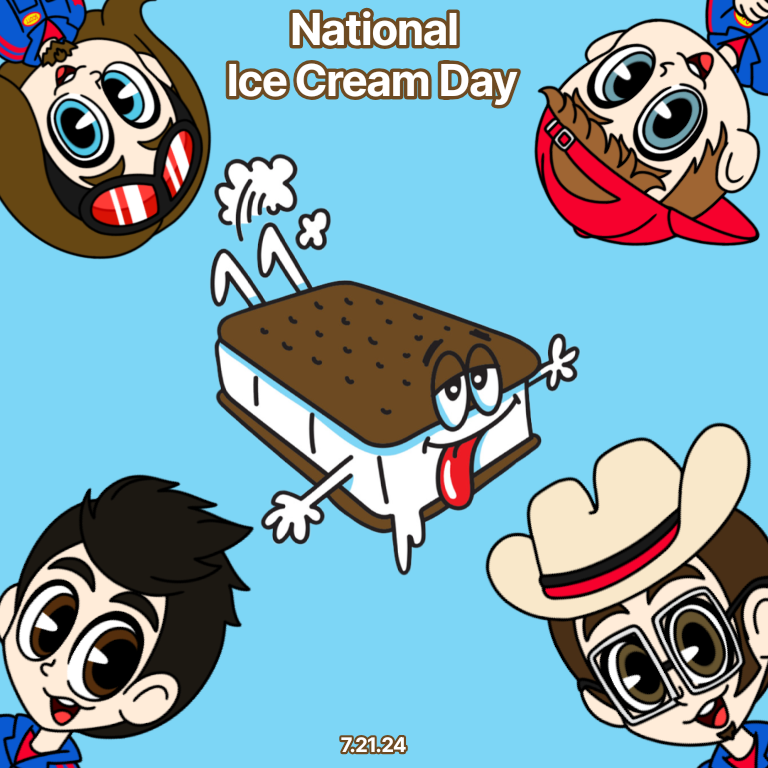 whitneygolucky's tweet photo. Happy National Ice Cream Day! π¦
- from @iMovers
#ImaginationMovers #MoverRich #MoverDave #MoverScott #MoverSmitty #NationalIceCreamDay #NationalIceCreamDay2024 https://t.co/pCGsGqTYVM
