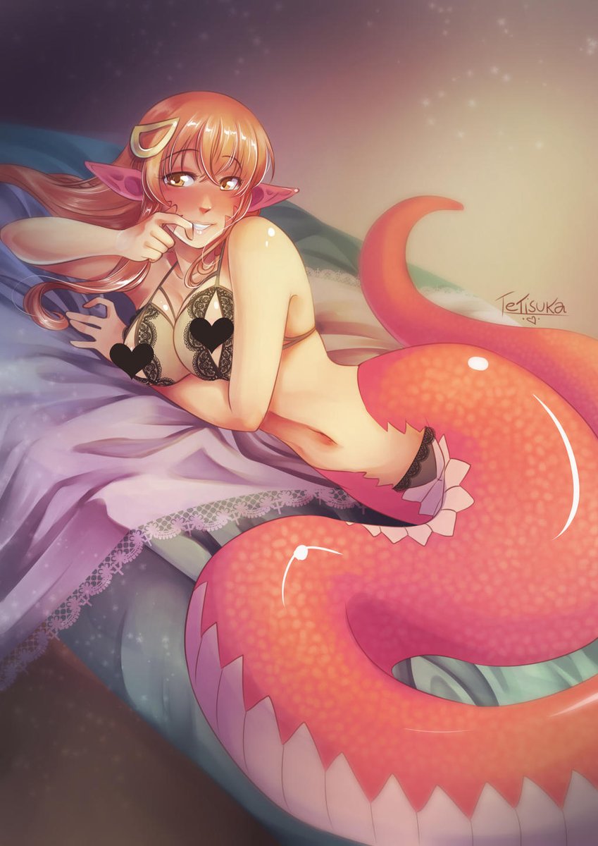 LamiiaLoving's tweet photo. Hey, did you know that Lamia can't breed between their own race due to them being almost entirely female, and any women with dicks tend to be infertile so Lamia women have to breed with other races?

... Why does she mention it?

Oh, no reason~ https://t.co/q3HlgSVxYx