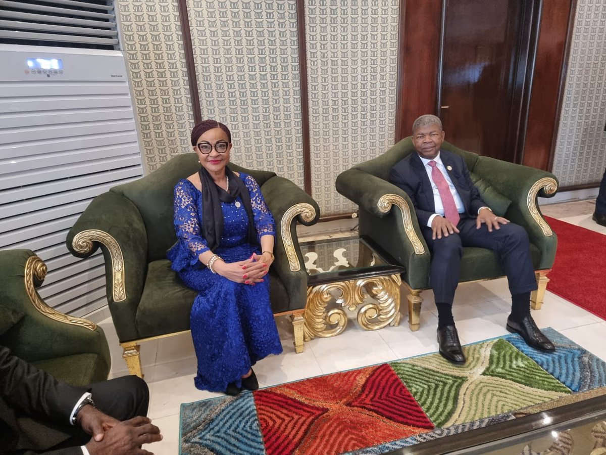 Amb. Josefa Sacko (@josefasacko) on Twitter photo It was a great honor & privilege to meet H.E João Manuel G.Lourenço <a href="/jlprdeangola/">João Lourenço</a> President of Rep. of #Angola, at the 6th Mid-Year Coordination #MYCM summit of Heads of States & Government, opened by H.E Mohamed El Ghazouni President of #Mauritania & H.E <a href="/AUC_MoussaFaki/">Moussa Faki Mahamat</a> It was a great honor & privilege to meet H.E João Manuel G.Lourenço <a href="/jlprdeangola/">João Lourenço</a> President of Rep. of #Angola, at the 6th Mid-Year Coordination #MYCM summit of Heads of States & Government, opened by H.E Mohamed El Ghazouni President of #Mauritania & H.E <a href="/AUC_MoussaFaki/">Moussa Faki Mahamat</a>