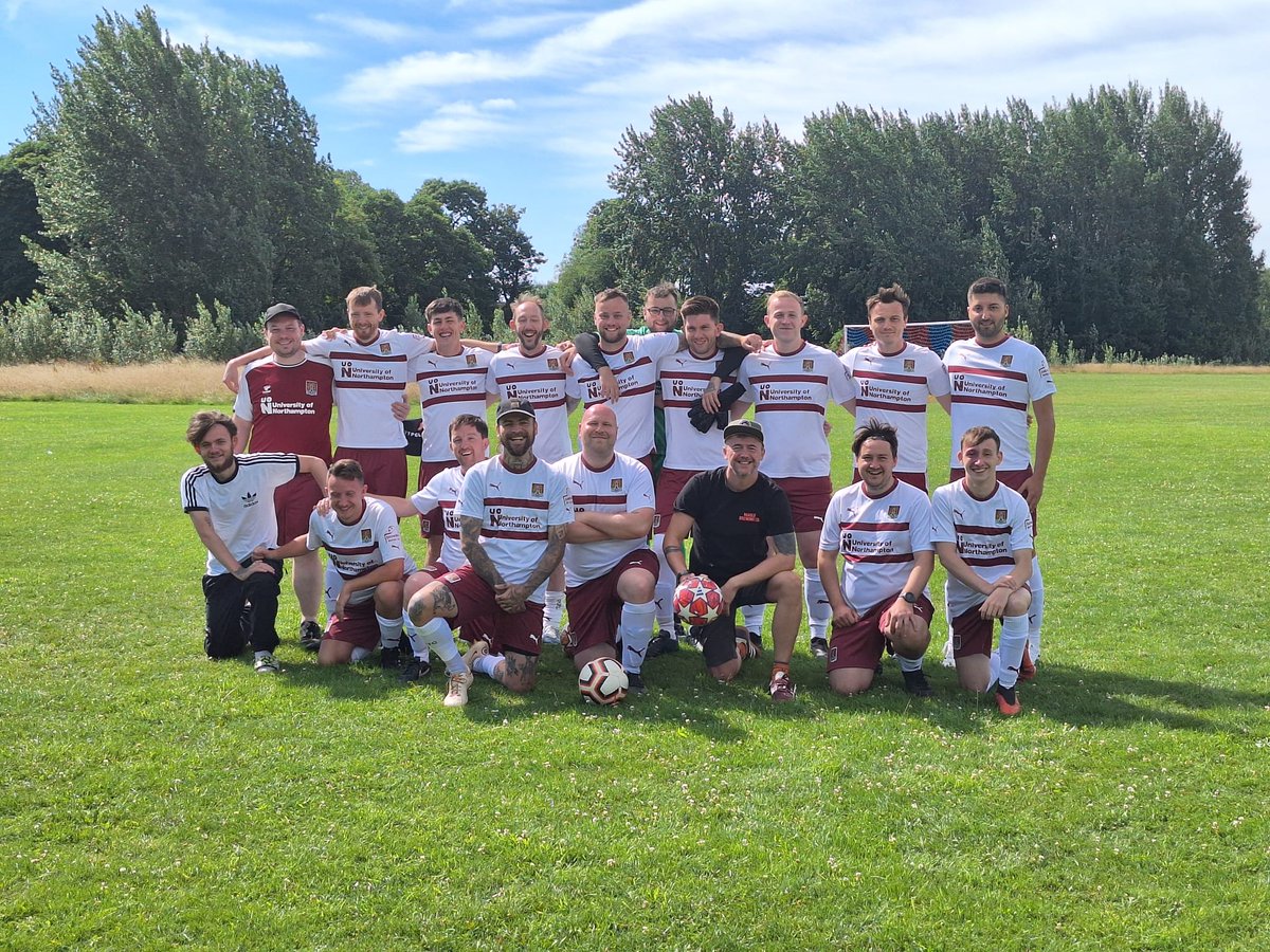 Today we got to debut our new away kit - so very kindly donated to us by <a href="/ntfc/">Northampton Town</a> 

Thanks to everyone at the Cobblers who made this happen, we promise we'll always wear it with pride.

#ProudToBe #ShoeArmy #NTFC
