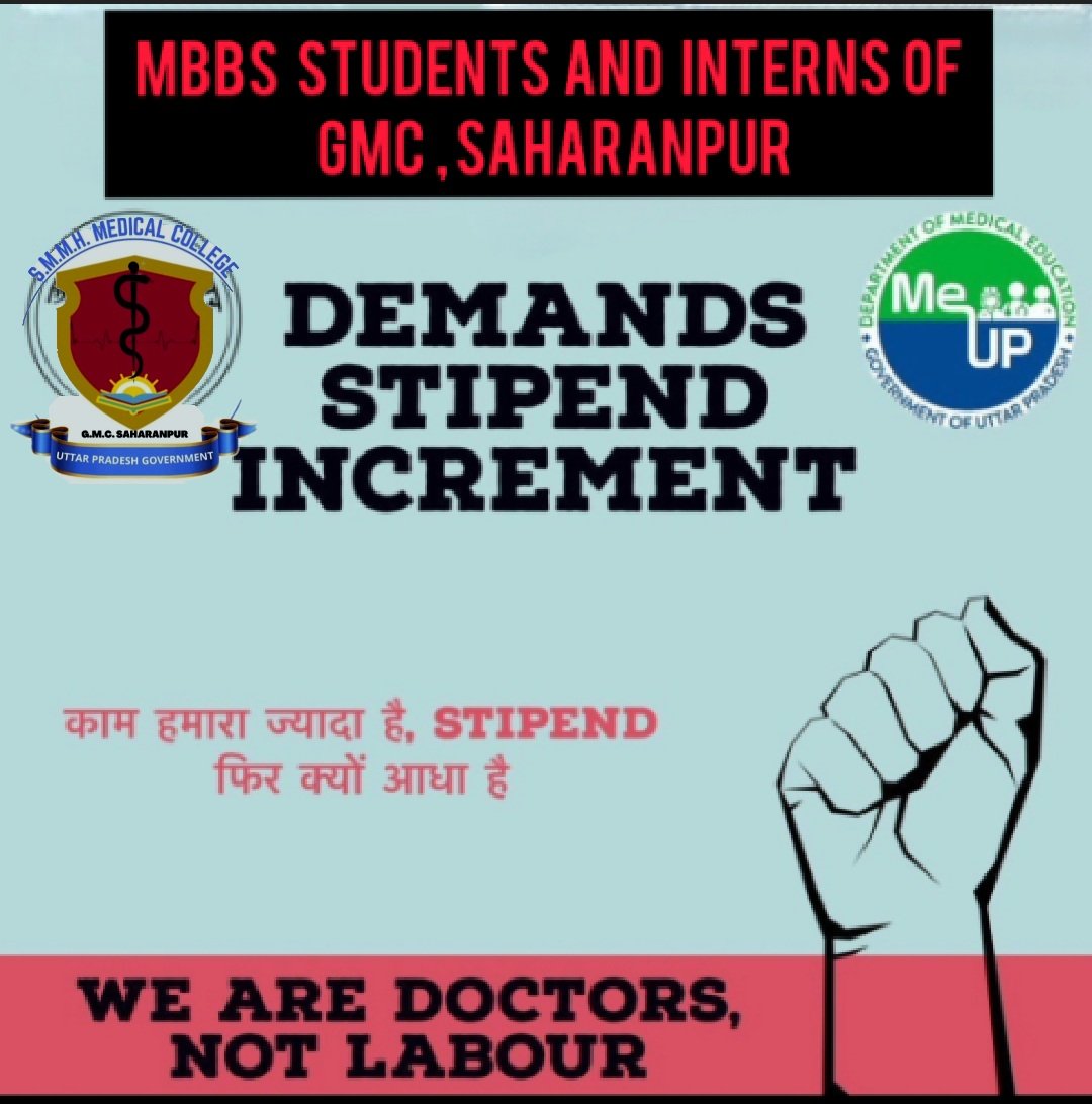 thestellarman44's tweet photo. We the UP interns urge
@UPGovt
to raise the stipend of ₹12000 to min. of ₹30000 as it's increased in other states too recently
#UP_MBBS_STIPEND_HIKE
#UP_MBBSINTERN_STIPEND_HIKE
@myogiadityanath
@imamsnup
@yadavakhilesh
@RahulGandhi
@rda_up
@MeUPGovt
@brajeshpathakup https://t.co/AIqOOBd7vZ