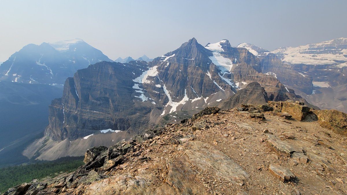 So just got to Banff National Park, first park on out trip.  First thing we do is climb the highest non-technical mountain we can do.  Fairview Mountain, 8960ft, 3620 ft climb